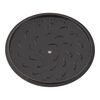 Cast Iron, 3.75 qt, French oven rooster, graphite grey - Factory Second, small 2