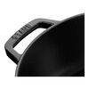 Braisers, 24 cm round Cast iron Saute pan Chistera black, small 2