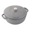 Cast Iron, 3.75 qt, French oven rooster, graphite grey - Factory Second, small 5