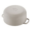 Bellamonte, Cocotte rotonda - 20 cm, avorio, small 4