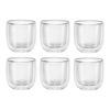 Sorrento, SERVICE DE VERRES &Agrave; TH&Eacute; &Agrave; DOUBLE PAROI, 6-PCES, small 1