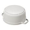 La Cocotte, Gryta 24 cm / 3,7 l, Rund, White Truffle, Gjutj&auml;rn, small 12