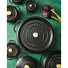 Cast Iron, 9 qt, Round, Cocotte, Black Matte - Factory Second, small 8
