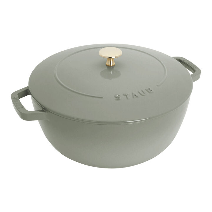 Cast Iron, 5 qt, Essential French Oven , eucalyptus, large 1