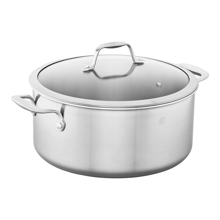 Spirit 3-Ply, 8 qt, Stainless Steel Dutch Oven, large 1