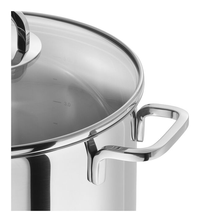 Quadro, Pot set 9 Piece, 18/10 Stainless Steel, large 4