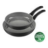 Bari, Stegepandes&aelig;t 2 dele, Aluminium, Keramisk non-stick bel&aelig;gning, small 1