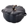 Ceramique, Cocotte 15 cm, ab&oacute;bora, Preto, Cer&acirc;mica, small 1