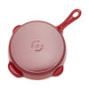 Pans, 22 cm / 8.5 inch cast iron Traditional Deep Frypan, cherry, small 4