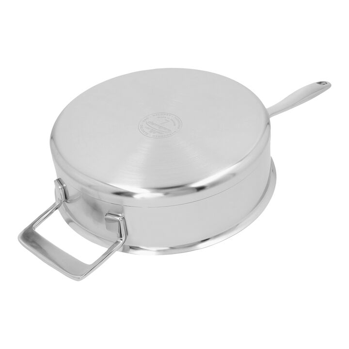 Silver 7, Sauteuse avec couvercle à double parois 24 cm / 2,8 l, large 2