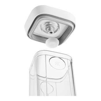 CUBE Saklama Kabı 3S / 11 cm, şeffaf-beyaz,,large 13