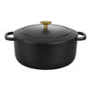 Bellamonte, Cocotte 26 cm, Rond(e), Noir mat, Fonte, small 2