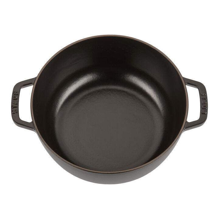 Cast Iron, 3.75 qt, French oven, black matte - Factory Second, large 2