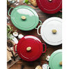 Bellamonte, Cocotte rotonda - 26 cm, rosso, small 14