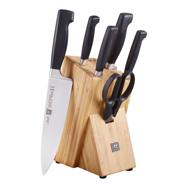FOUR STAR, 7 Piece, Knife block set, nature, large 1