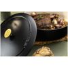 Bellamonte, Cocotte 23 cm, Ovale, Noir mat, Fonte, small 11