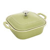Stoneware, 4-pc, Macaron Mixed Baking Dish Set, light green, small 3