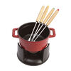 Specialities, 10 cm Cast iron Fondue Set cherry, small 4