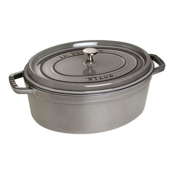 D&ouml;k&uuml;m Tencere | Grafit Gri | 33 cm | 6,75 l | oval,,large 1