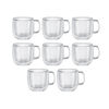 Sorrento Plus, 8 Piece, Cappuccino Mug Set - Value Pack, transparent, small 2