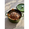 Cast Iron, 5.5 qt, Round, Cocotte, Pistachio, small 5