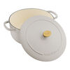 Bellamonte, Cocotte 22 cm, Rond(e), Blanc ivoire, Fonte, small 3