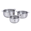 Prep, 6-pc, Bowl and Strainer Set, silver, small 3