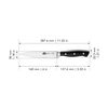 Brenta, Coltello da carne liscio - 16 cm, small 2