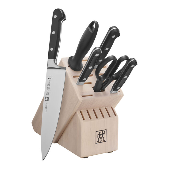 Professional S, 7-pc, Knife block set, white, large 1