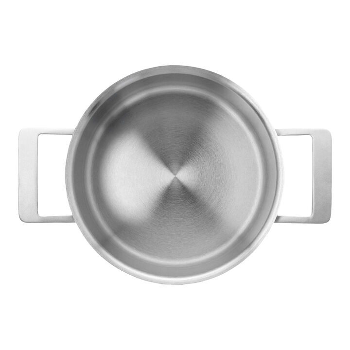 Industry 5, 22 cm 18/10 Stainless Steel Stew pot with lid silver, large 2