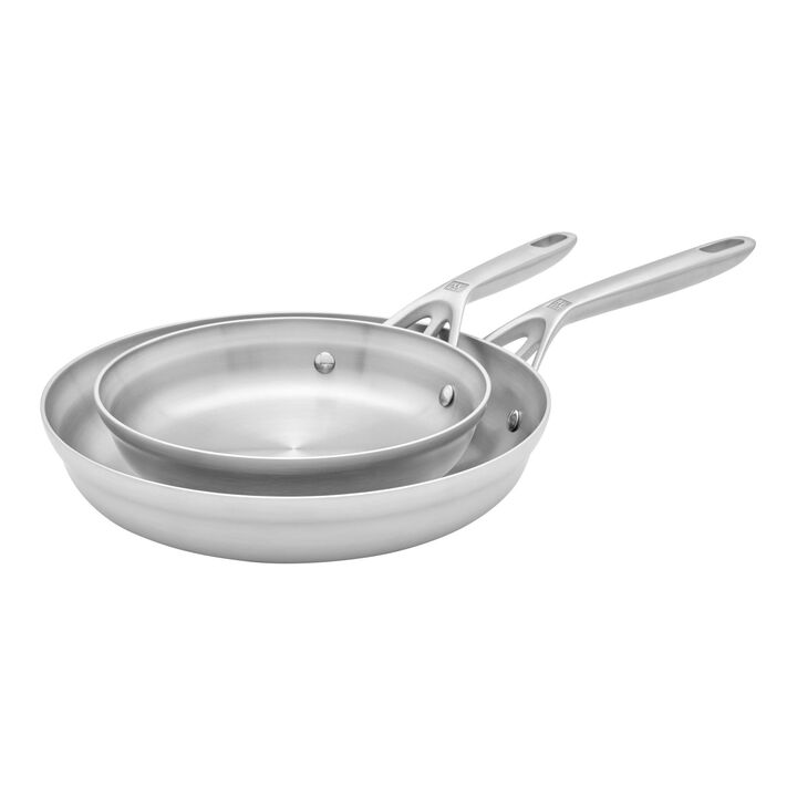 Motion Stainless Steel, 2-pc, Fry Pan Set, large 1