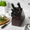 Professional S, 7-pc, Knife block set, walnut, small 10