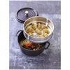 La Cocotte, Cocotte con vaporera 26 cm, redondo, Negro, Hierro fundido, small 6