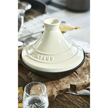 Tajin | d&ouml;k&uuml;m demir | 28 cm | A&ccedil;ık Bej,,large 3