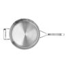 Silver 7, Sauteuse met dubbelwandig deksel 28 cm / 4,75 l, small 5