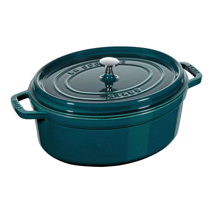 La Cocotte, Cocotte 33 cm, oval, La-Mer, Gusseisen, large 1