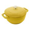 鋳物ホーロー鍋, Wa-NABE・フレンチオーブン 18 cm, 鋳鉄, small 1