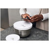 Fresh & Save BOWLS, Vakuum startkit, Rostfritt st&aring;l / M/L, 9-st, Silver-Vit, small 15