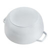 Cast Iron, 5 qt, Essential French Oven, pure-white, small 5