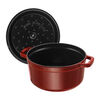 Cast Iron, 7 qt, Round, Dutch Oven, Grenadine, small 7