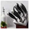 Elan, 7-pcs, Knife block set, brown, small 3