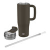 Thermo Plus, Termomugg med sugr&ouml;r, 900 ml, Rostfritt st&aring;l, Choklad, small 4
