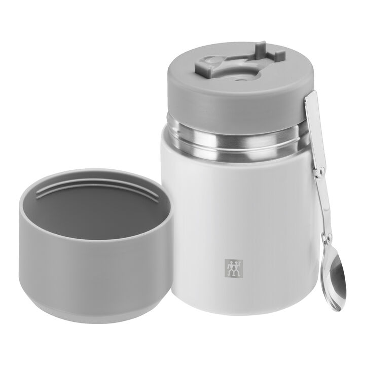 Thermo, Food jar, 700 ml, stainless steel, white-grey, large 2