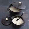 Cast Iron, 1.5 qt, Petite French Oven, black matte, small 3
