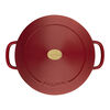 Bellamonte, Cocotte 22 cm, Rond(e), Rouge, Fonte, small 6