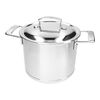 Silver 7, Soeppan met dubbelwandig deksel 20 cm / 5 l, small 2