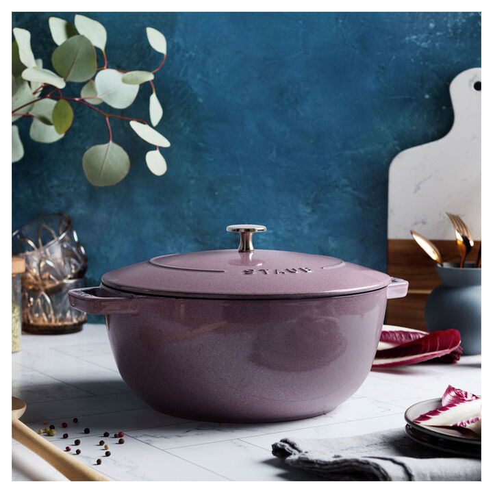 Cast Iron, 5 qt, Essential French Oven, Lilac, large 2
