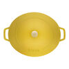Cast Iron, 6.25 qt, Wide Oval Dutch Oven, citron, small 4