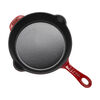 Pans, 22 cm / 8.5 inch cast iron Traditional Deep Frypan, cherry, small 3