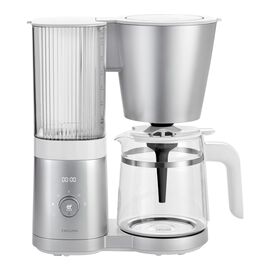 Filterkaffeemaschine, 1,5 l, Silber-Weiß